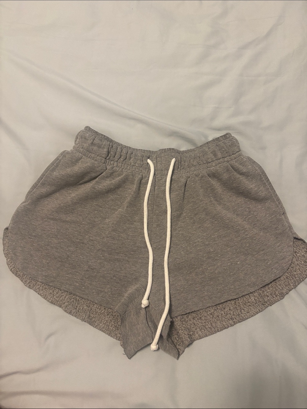 wild fable Gray Athletic Lounge Shorts with White Drawstring